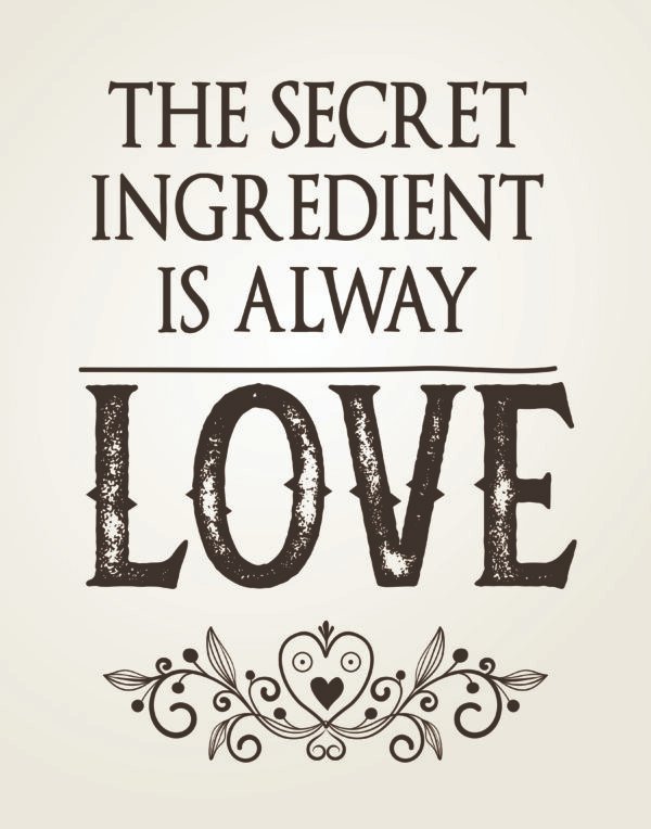 The Secret Ingredient Is Always Love – Wall Art