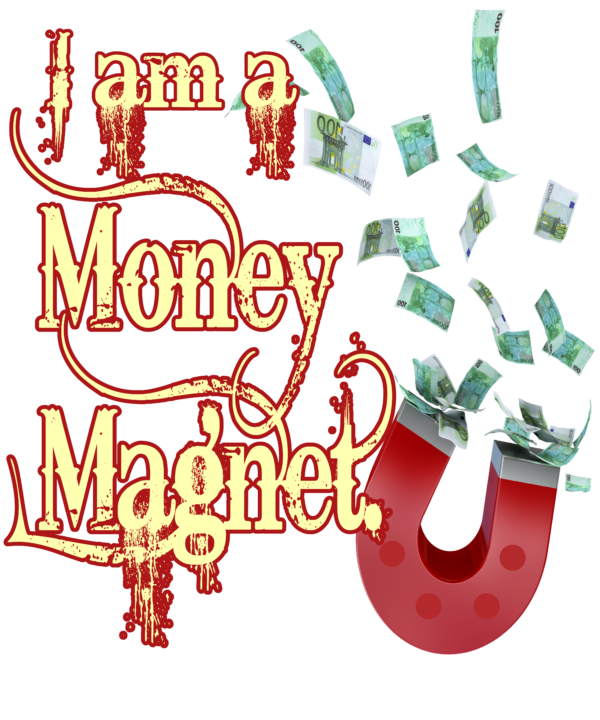 I Am a Money Magnet – Manifest Prosperity T-Shirt - Image 2